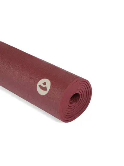Килимок для йоги PADMA Studio Bodhi 180×65×0.5 см бургунді
