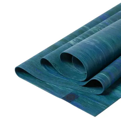 Килимок для йоги Manduka eKO SuperLite Mat Blue Toad Marble 180x61x0.15 см