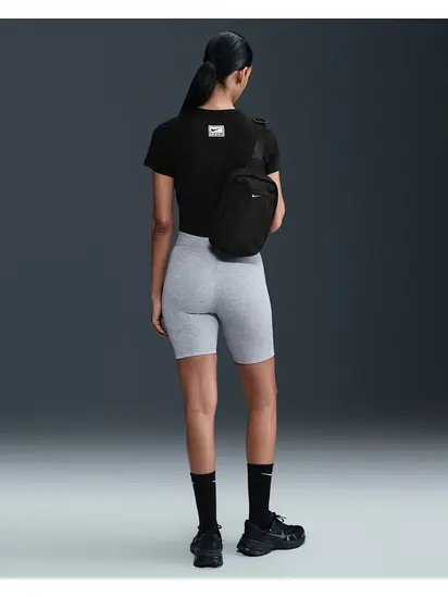 Футболка W NSW SLIM CROP TEE STREET Nike L Чорний