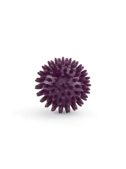 Масажний м'ячик Spiky Bodhi баклажановий 7 см