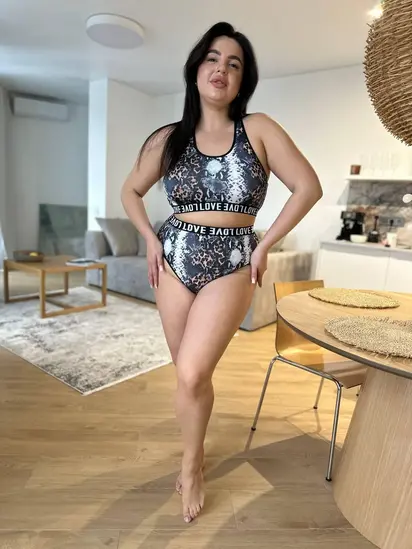 Ефектний комплект для дівчат plus size