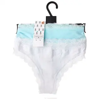 Труси Fashion Lady TAN TANGA F білий, бірюзовий L