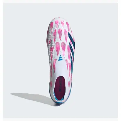 Бутси Adidas Predator Elite Laceless Firm Ground Soccer Cleats White/Pink