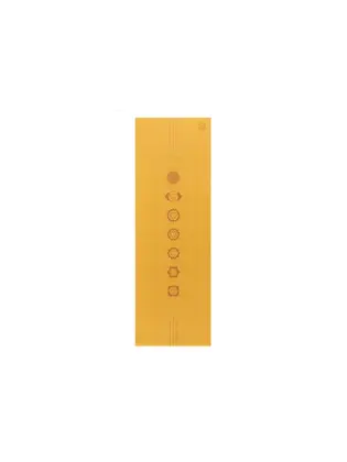 Килимок для йоги Leela Chakralign Bodhi манго 183x60x0.45 см
