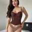 Корсет PREMIUM  з моделюючим ефектом, шоколадний