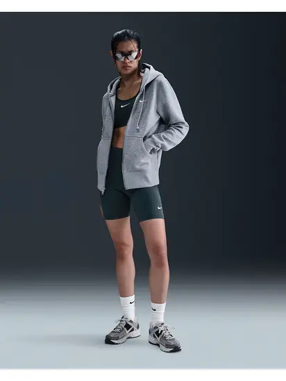 Толстовка Nike W NSW PHNX FLC STD FZ HDY, сірий