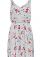 Сукня ONLKARMEN S/L SHORT DRESS AOP WVN NOOS 15157655 Cashmere Blue-ROSE FLOWERS ONLY Блакитний