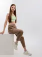 Штани New Balance Athletics Pearl, коричневий