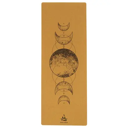 Килимок для йоги пробковий Guru Sacred Moon RAO 183×68×0.5 см