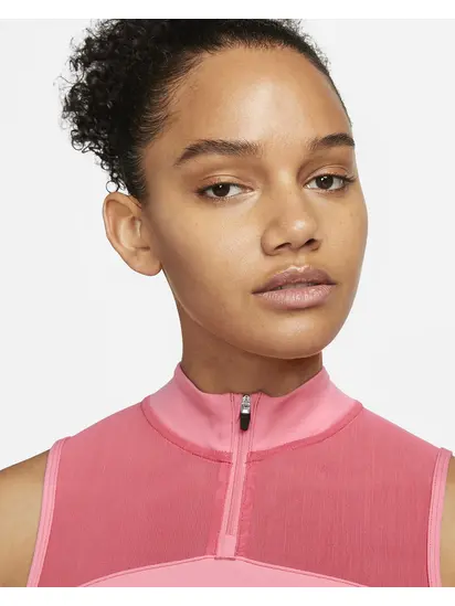 Топ Nike W NK DF AIR CROP TANK, рожевий