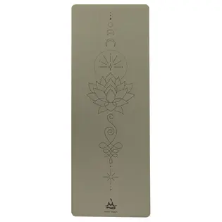 Килимок для йоги каучуковий Dinesh Celestial Unalome Anthracite RAO 185×68×0.4 см