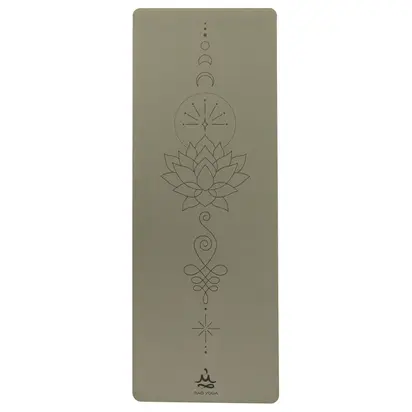 Килимок для йоги каучуковий Dinesh Celestial Unalome Anthracite RAO 185×68×0.4 см