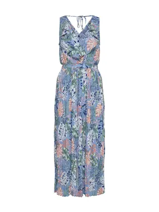 Сукня ONLFOREST LIFE S/L ANKLE DRESS WVN 15226479 Allure LA LEAVES ONLY M Блакитний