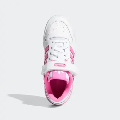 Кросівки Adidas Forum Low J, білий з рожевим