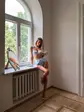 Блакитний мереживний комплект білизни (DO3993/4)
