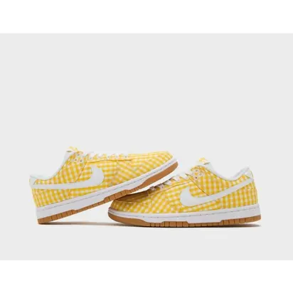 Кросівки Nike Dunk Low Yellow Gingham (W), жовтий з білим