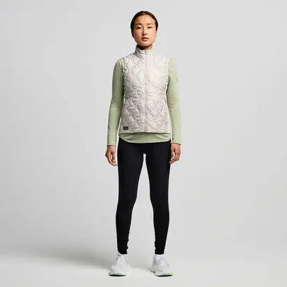 Жилетка Saucony HURRICANE INSULATED VEST, світло-бежевий