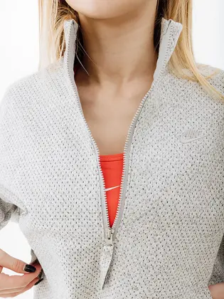 Кофта Nike W NSW TP TFADV QZ NKFWD, сірий
