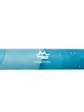 Килимок для йоги замшевий Sitara Aqua Marble RAO 183×68×0.5 см