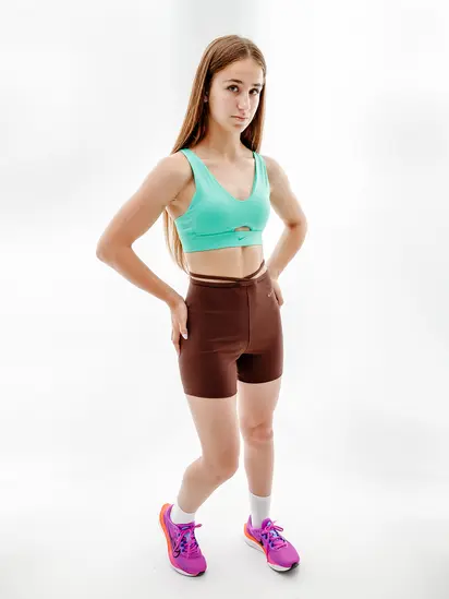Шорти Nike W NSW EVRDY MOD HR BIKE SHORT, бордовий