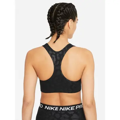Топ Nike W NP DF SWSH LEPARD SHINE BRA