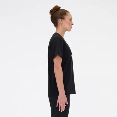 Футболка Essentials Jersey Logo New Balance L Чорний