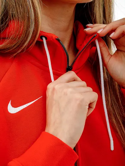 Толстовка Nike FLC PARK20 FZ HOODIE, червоний