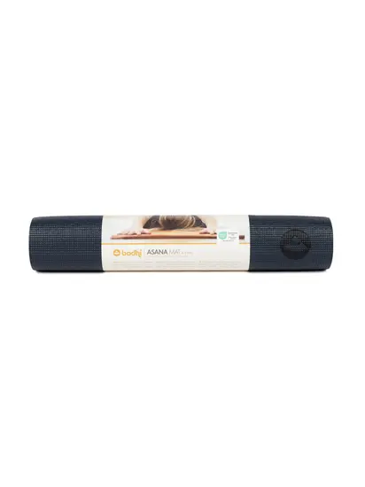 Килимок для йоги Bodhi Asana mat 183x60x0.45 см Midnight Blue