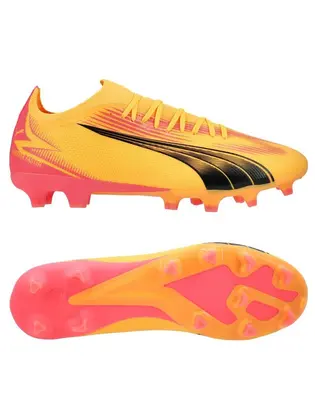 Бутси Puma ULTRA MATCH FG/AG Wn s, жовтий з рожевим