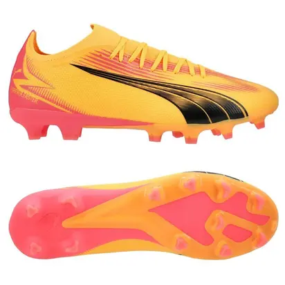 Бутси Puma ULTRA MATCH FG/AG Wn s, жовтий з рожевим