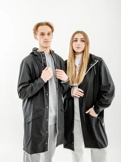 Куртка Rains Jackets, чорний
