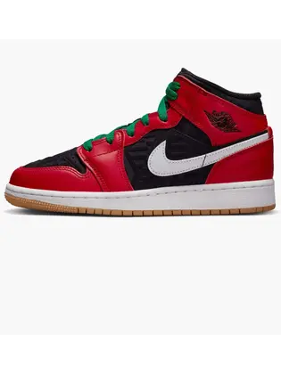 Кросівки Jordan 1 Mid Se (Gs), червоний
