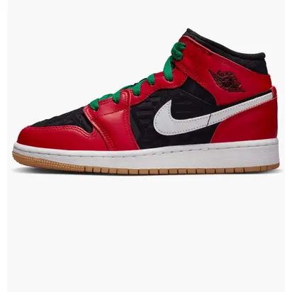 Кросівки Jordan 1 Mid Se (Gs), червоний