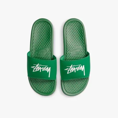 Шльопанці Nike X Stussy Benassi Slides Green