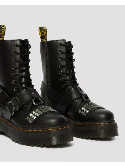 Черевики Dr. Martens Jadon Zip HI Stud Black Smooth