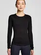 Футболка Saucony PEREGRINE MERINO LONG SLEEVE, чорний