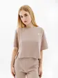Футболка Nike W NSW RIB JRSY SS TOP, бежевий