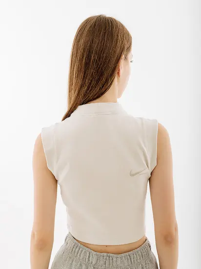 Майка Nike CROP TANK, бежевий