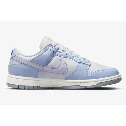 Кросівки Nike Dunk Low Blue Airbrush Canvas (W), блакитний з білим
