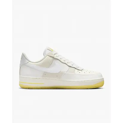 Кросівки Nike Air Force 1 Low '07 UV Reactive Patchwork White Multicolor Yellow (W), білий з жовтим