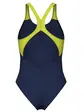 Купальник комплект Arena BREATH SWIMSUIT V BACK LB, синій