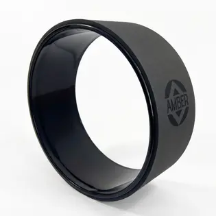Колесо для йоги Amber 33 см чорне