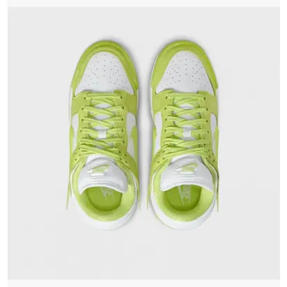 Кросівки Nike W DUNK LOW TWIST, білий з салатовим
