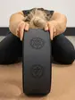 Йога-колесо Seven Chakras RAO поліуретанове чорне 32×13 см