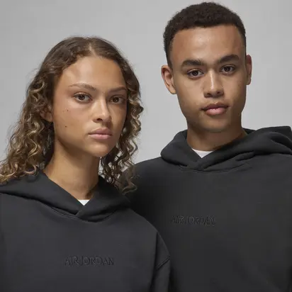 Худі унісекс Air Jordan Wordmark Fleece Pullover Hoodie Black