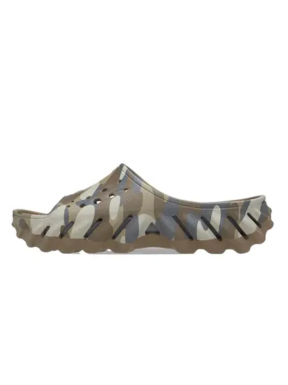 Крокси Crocs Echo Camo Redux Slide Camo/Brown