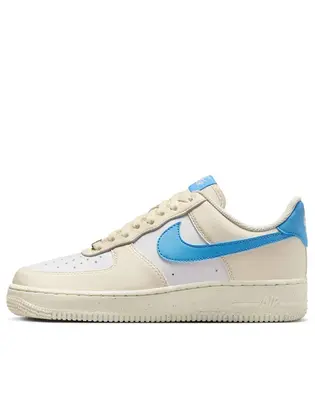 Кросівки Nike W AIR FORCE 1 07 NEXT NATURE, бежевий з блакитним
