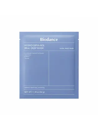 BIODANCE Гідрогелева маска для відновлення шкіри з керамідами та льодовиковою водою, 34г