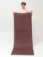 Килимок для йоги каучуковий Dinesh Yantra Marsala RAO 185×68×0.4 см