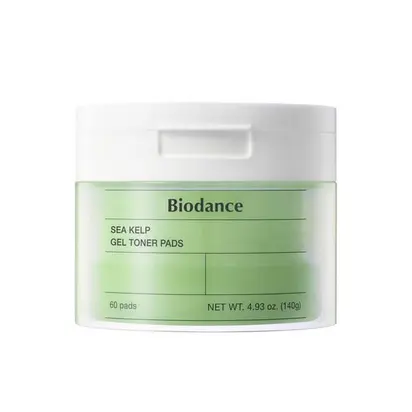 BIODANCE Заспокійливі зволожуючі гелеві пади з морськими екстрактами, 60шт (строк придатності до 26.05.2027)